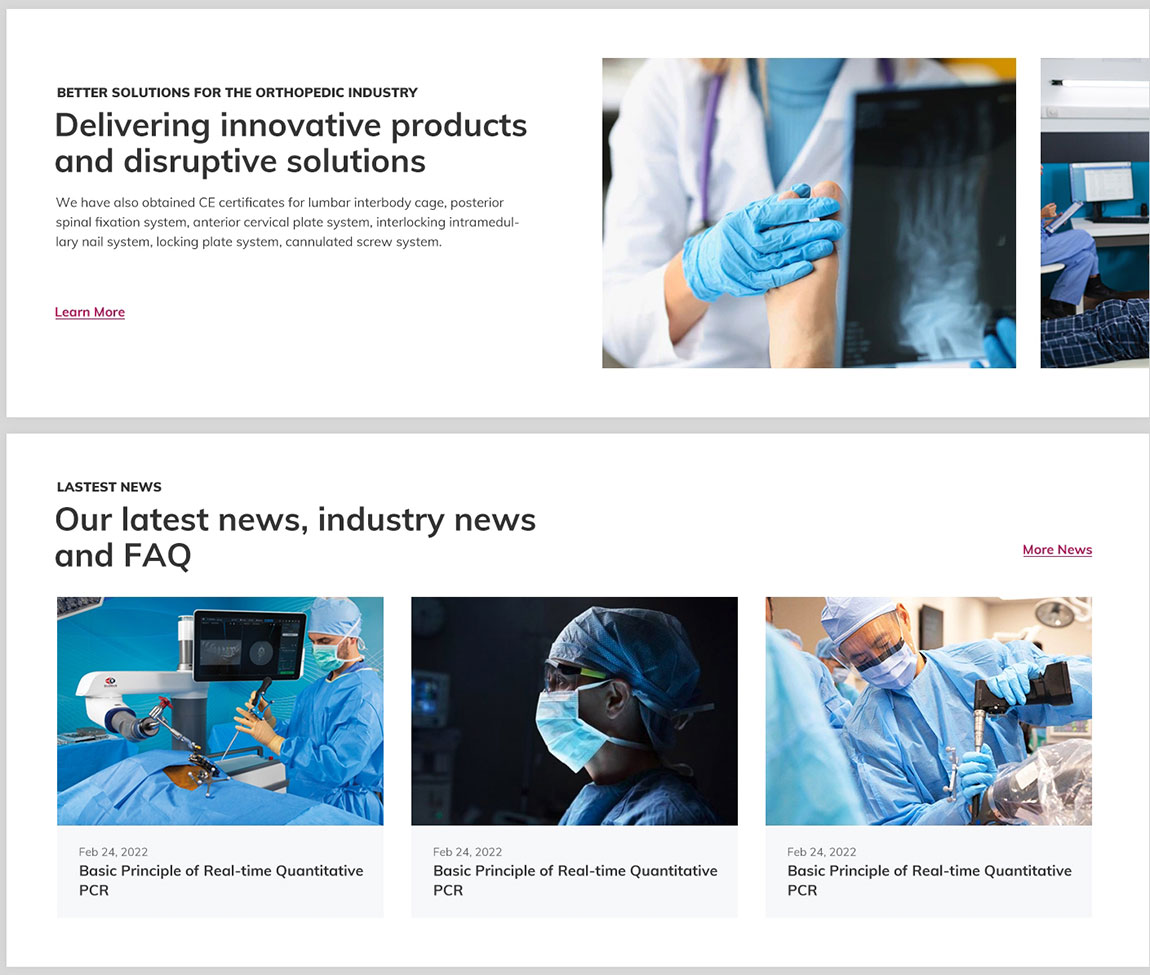 醫(yī)療器械外貿(mào)網(wǎng)站設(shè)計(jì)效果圖 醫(yī)療器械外貿(mào)網(wǎng)站設(shè)計(jì)效果圖